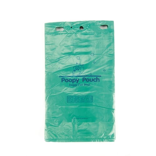 Crown Products® Poopy Pouch Header Pet Waste Bags, 8x13, Green